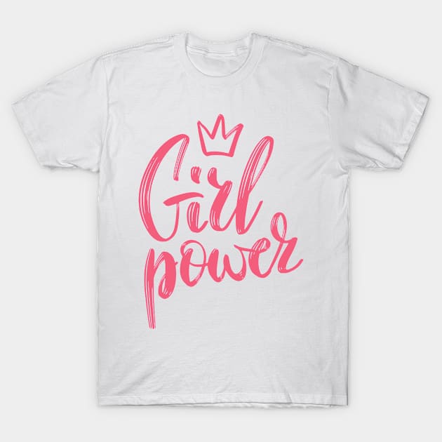 Girls Have the Power to Change the World T-Shirt by Alihassan-Art